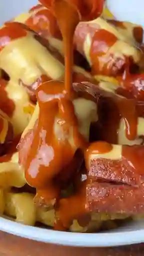 Salchipower y Pollo Adicional