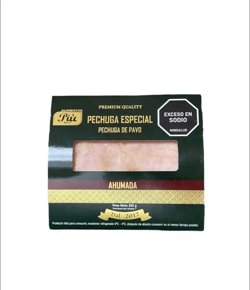 Pavo Alimentos Piu Ahumado (250 Gr)