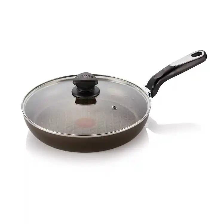 Imusa Sartén Antiadherente Talent con Tapa de Vidrio 18 cm