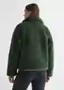 Abrigo Sherpa Verde Pastel Talla 19 Teen Niñas Mango