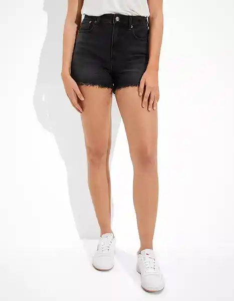 Short Mujer Negro Talla 12 American Eagle 05477071