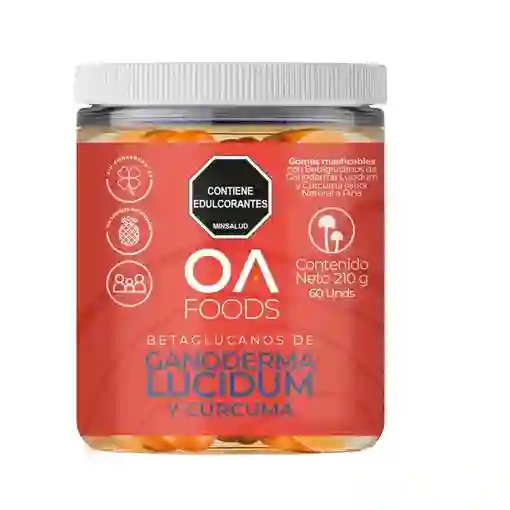 Gomas de Ganoderma Lucidum - Oa Foods