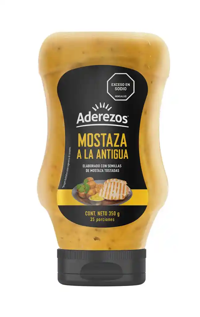 Mostaza a La Antigua Aderezos Pet *350gr