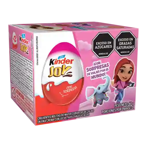 Kinder Joy Huevo de Chocolate con Avellanas y Cacao