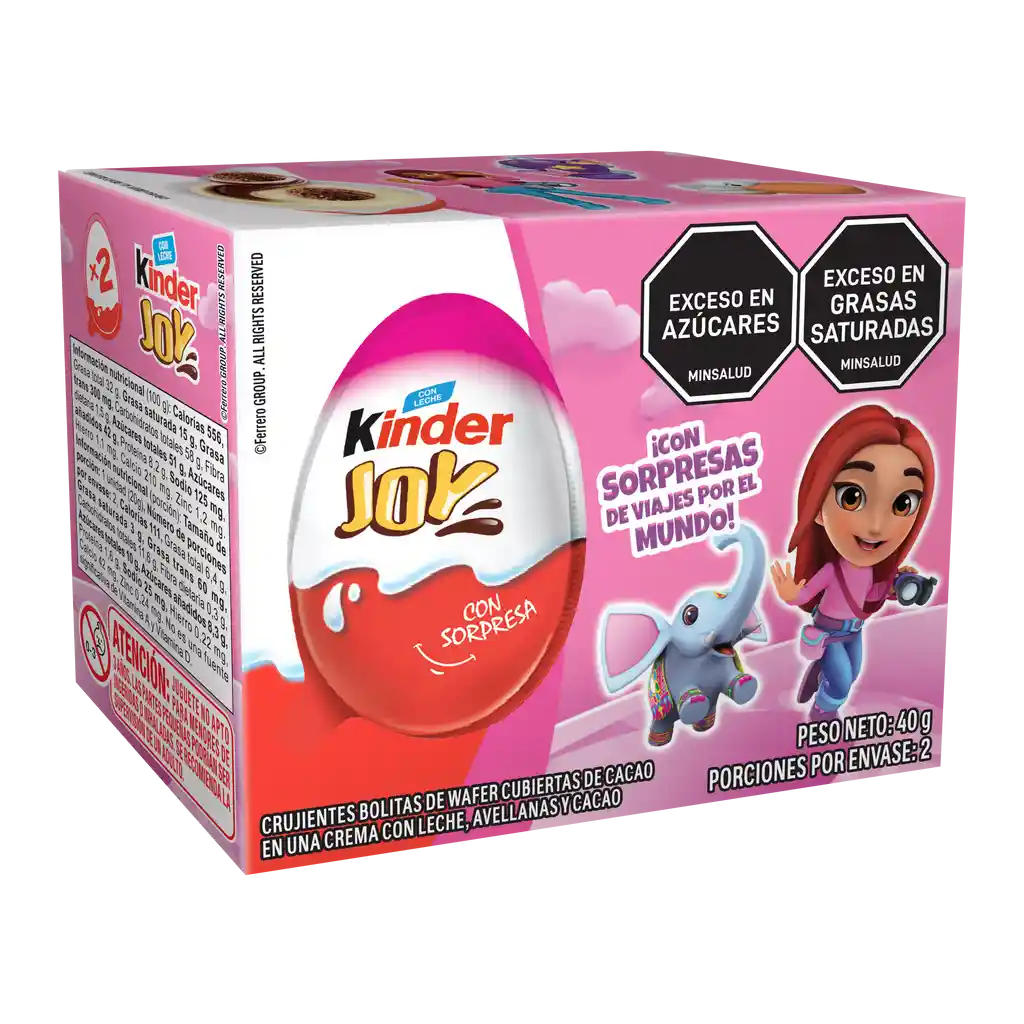 Kinder Joy Huevo de Chocolate con Avellanas y Cacao