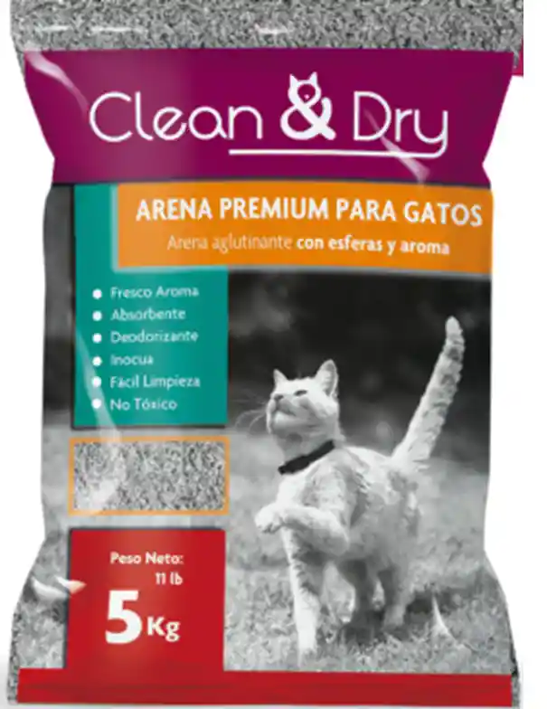 ARENA PREMIUM PARA GATOS - 5KL