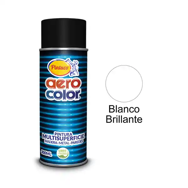 Aerocolor Pintura Blanco Brillante