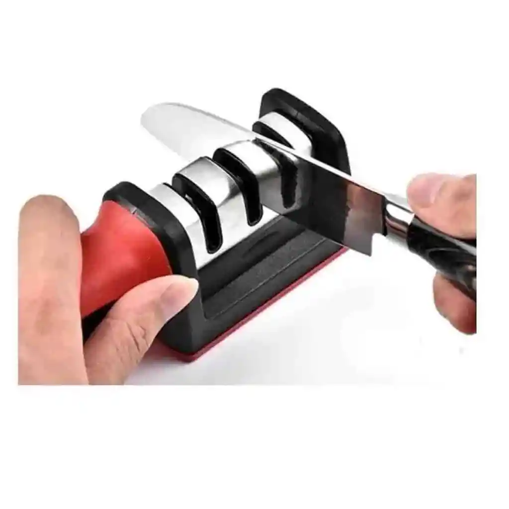 Ayudante De Cocina 3 En 1 Afilador Pela Papas Cuchillo