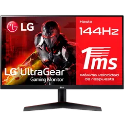 Lg Monitor Gamer 24" Ultragear Fhd Ips 24Gn600-B 1Ms 144Hz