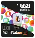 Micro SD de 64GB U3 mas rapida que clase 10