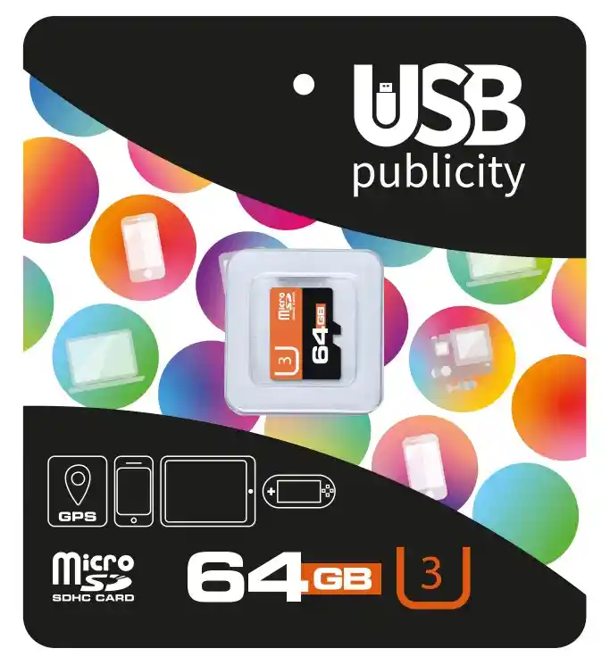 Micro SD de 64GB U3 mas rapida que clase 10