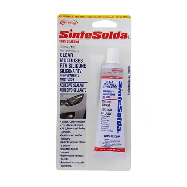 Silicona Transparente 70 Ml Sinteco Itw