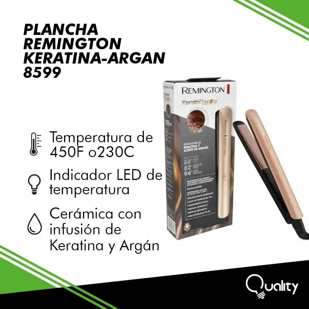 Remington Planchakeratina/Argan 8599