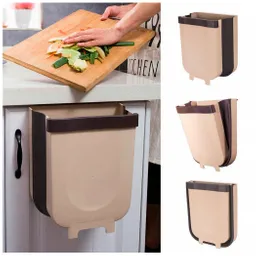Basurero Cocina Colgante Plegable Papelera Multiusos