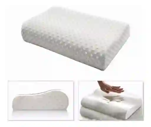 Almohada Viscoelástica Memory Foam Puntos Con Funda Ortopédica