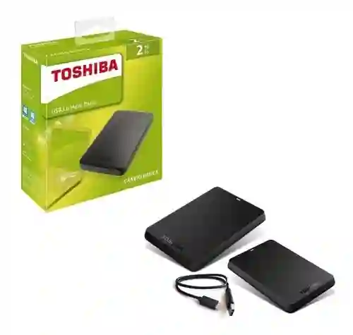 Toshiba Disco Duro Externo 2Tb Teras Canvio Basic