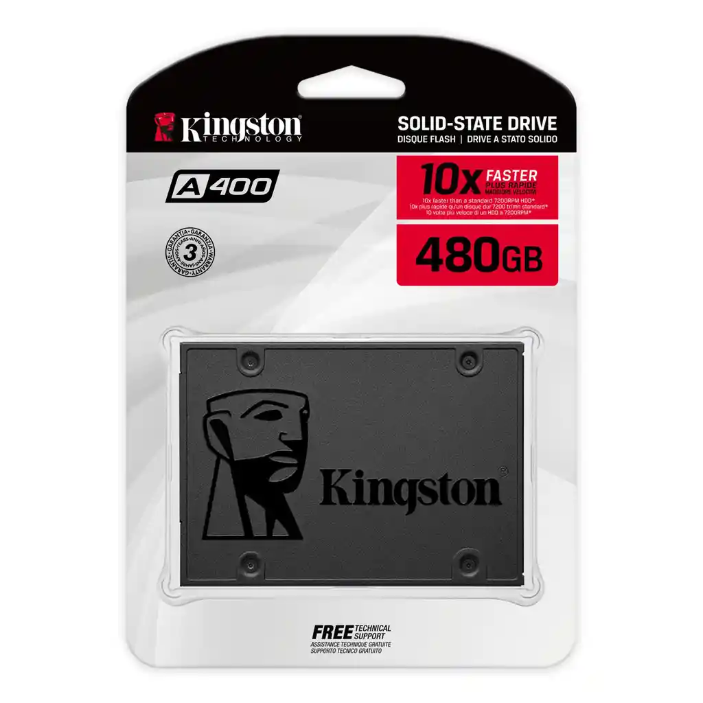 Kingston Disco Duro Solido 2.5 Pulgadas 480Gb