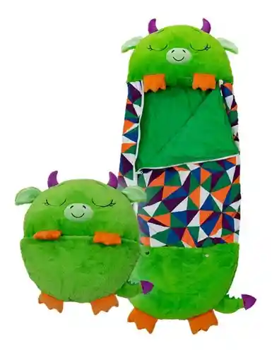 Bolsa De Dormir Niños Peluche Almohada Happy Nappers 1,60m Animal Dragón