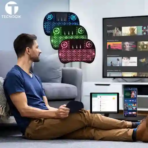 Mini Teclado Inalámbrico con Panel Táctil 