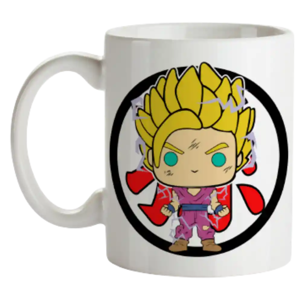 mug gohan Dragón ball z