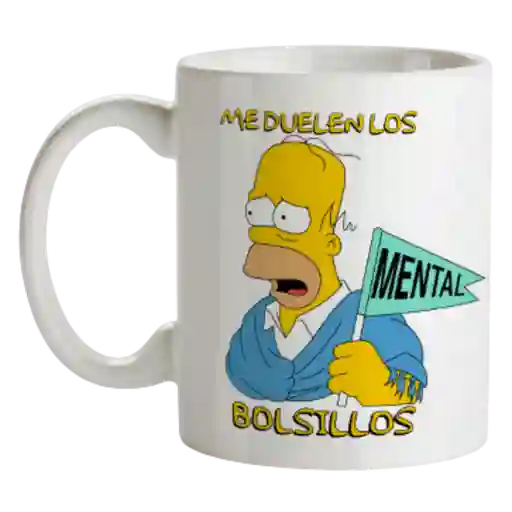 Mug Homero Me Duelen Los Bolsillos