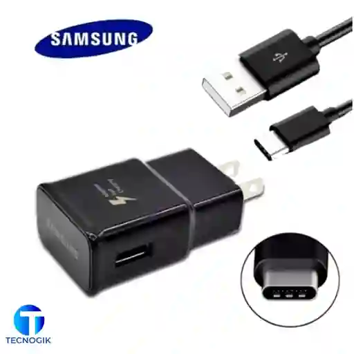 Samsung Cargador Carta Rapida Puerto Tipo C Negro