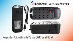 Regulador automatico de voltaje AB-R2008 Ablerex