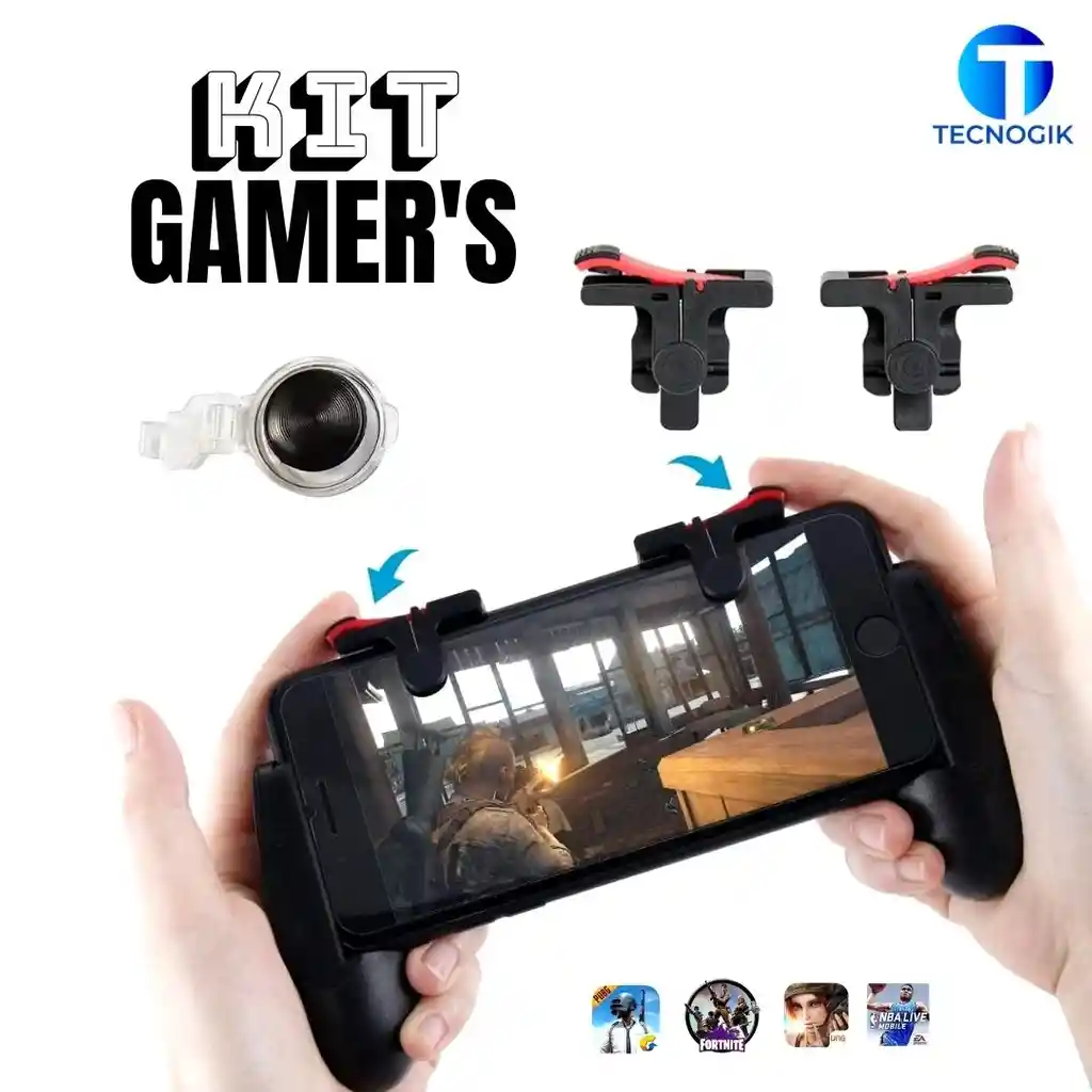 Kit Gamer 3 en 1 para Juegos en tu Celular