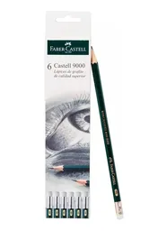 Faber Castell Lápiz 9000 Caja X 6
