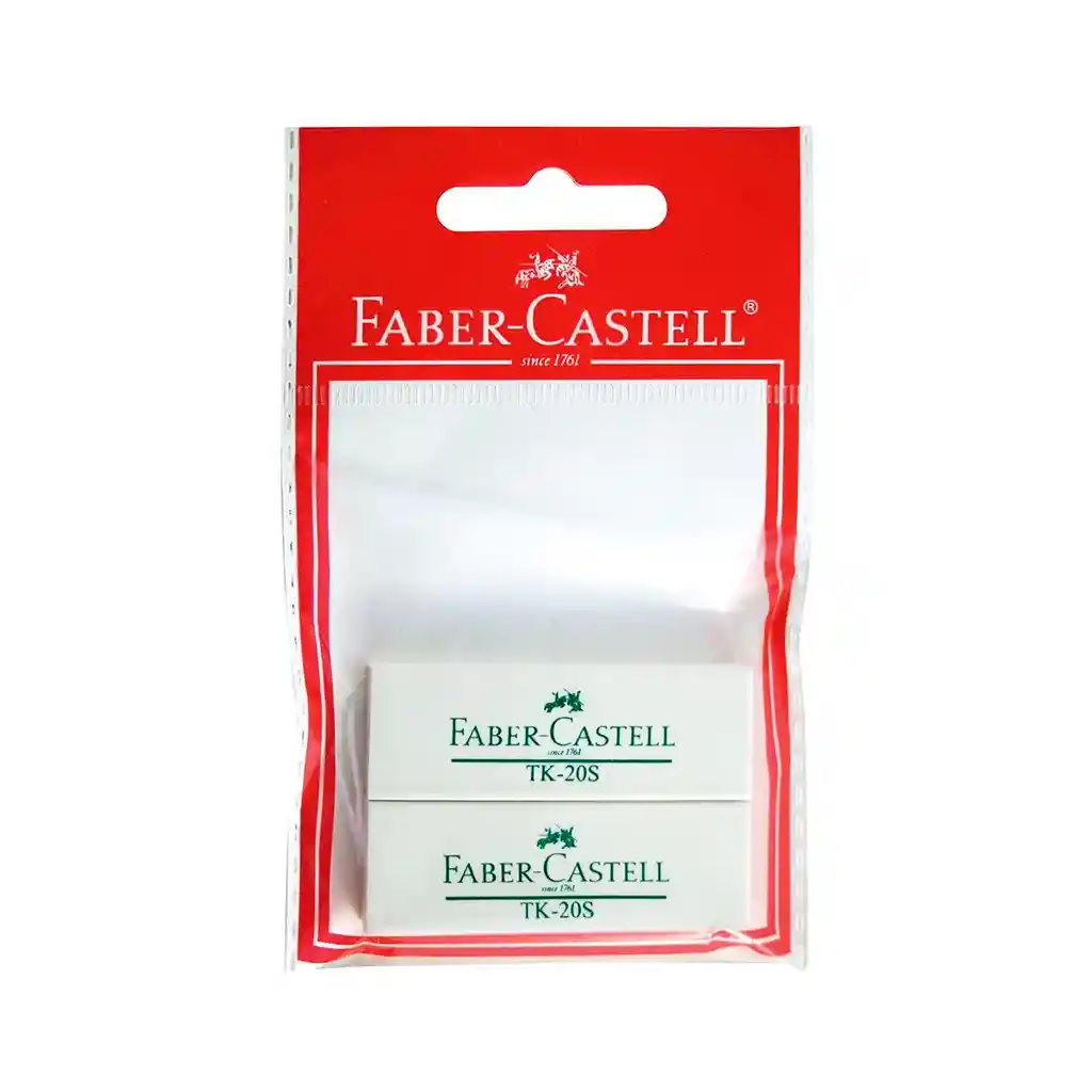Faber Castell Borrador De Nata X 2 Unds