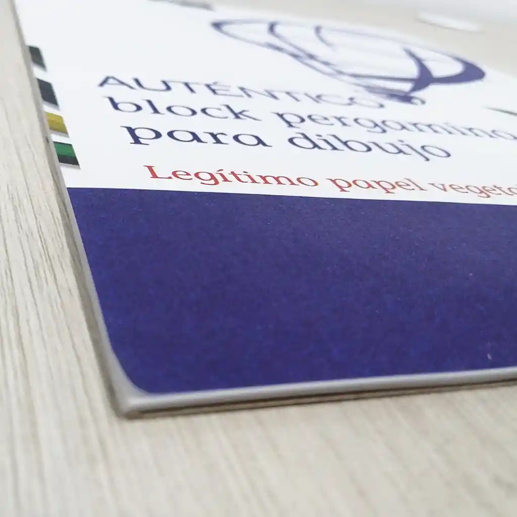 Block Pergamino Para Dibujo De 1/8 115 Gr X 25 Hojas.