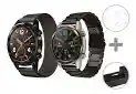 Huawei Correa Pulso Set Gt2 46Mm Acero Inoxidable Vidrio X 2