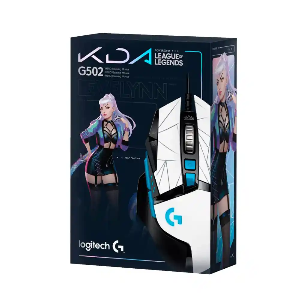 Logitech Mouse Gamer G502 Hero Kda Lol Edition 25600Dpi 11B