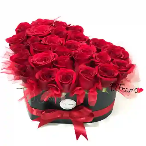 Corazón De Rosas