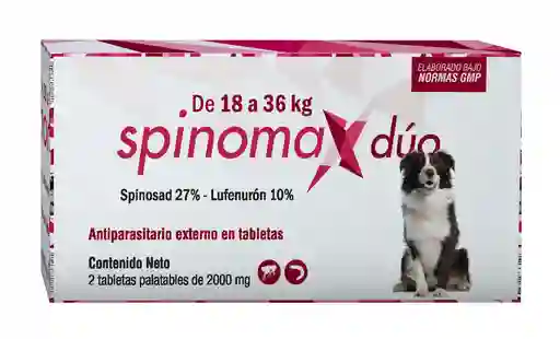 Spinomax Antiparasitario para Perro de 18 a 36 kg