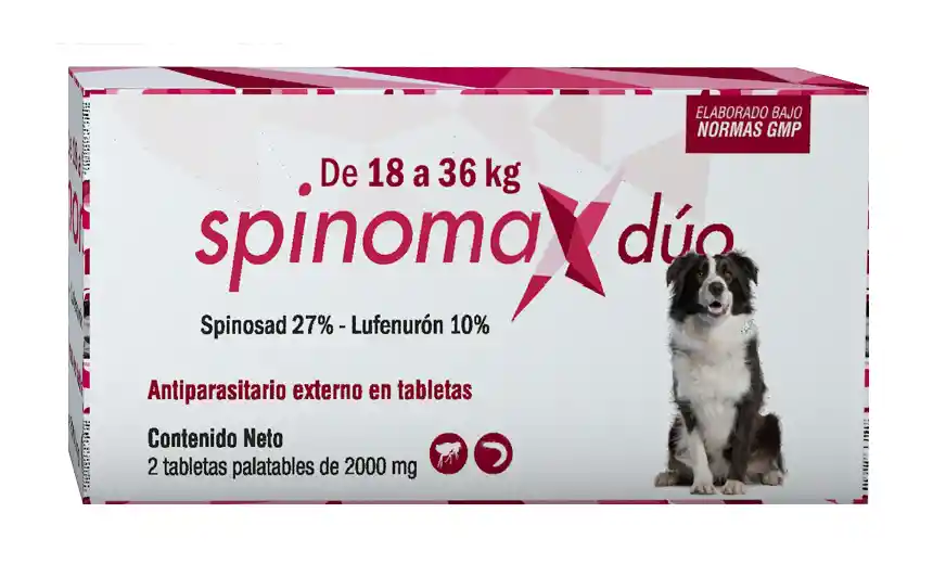 Spinomax Antiparasitario para Perro de 18 a 36 kg