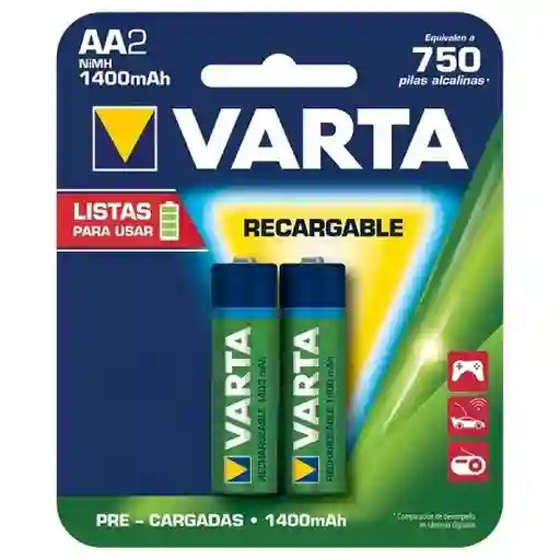 BATERIA RECARGABLE VARTA AA 