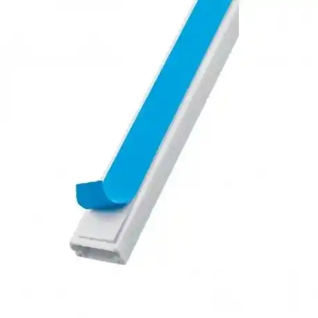 Canaleta Plástica Blanca 1/2" (12 Mm) X 2 M Con Adhesivo
