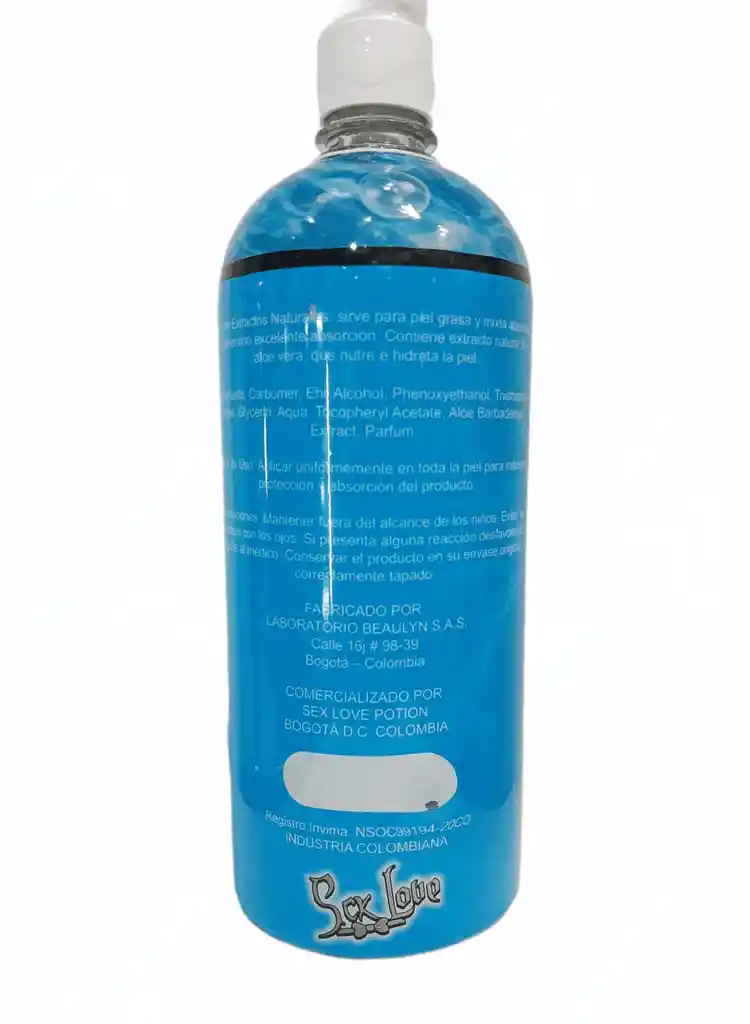 Lubricante neutro a base de agua x 1000ml