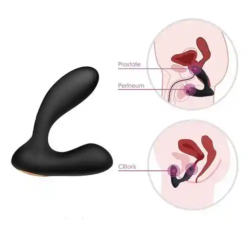 Vibrador Anal Vick Control Remoto