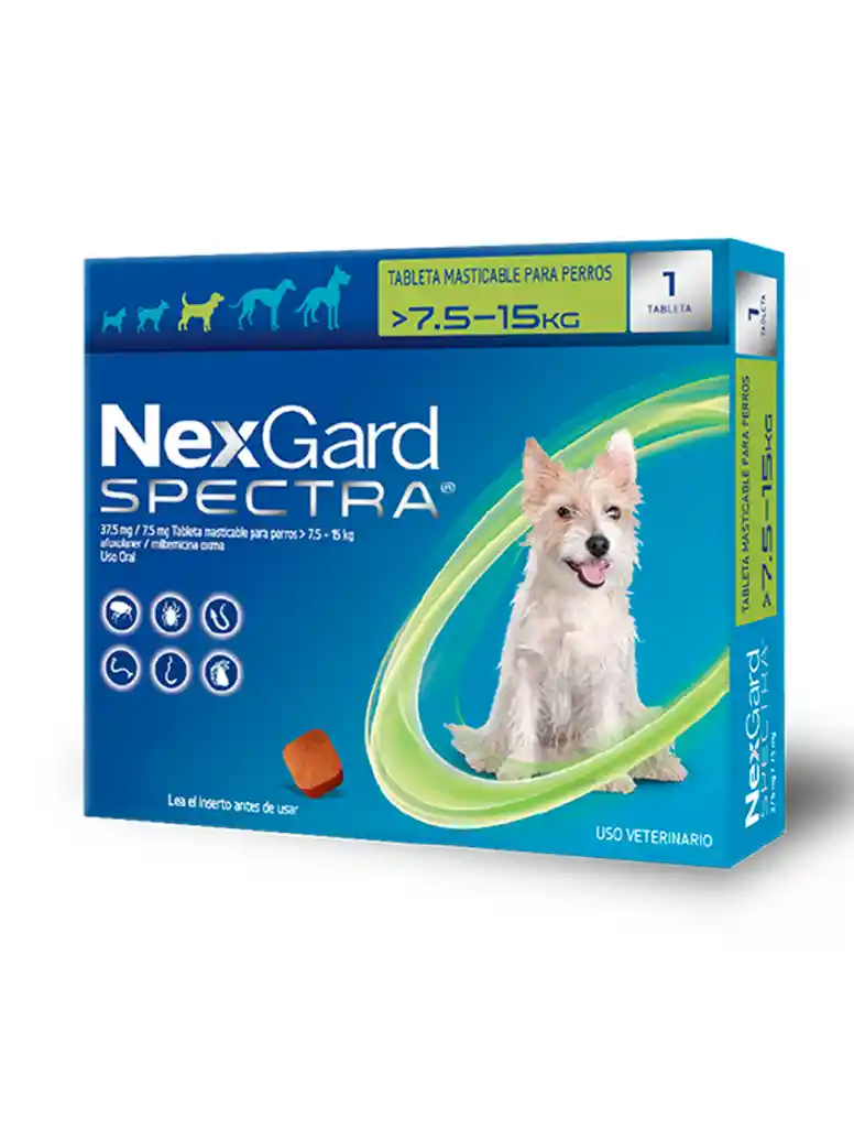 Nexgard Spectra 7.5 - 15 Kg