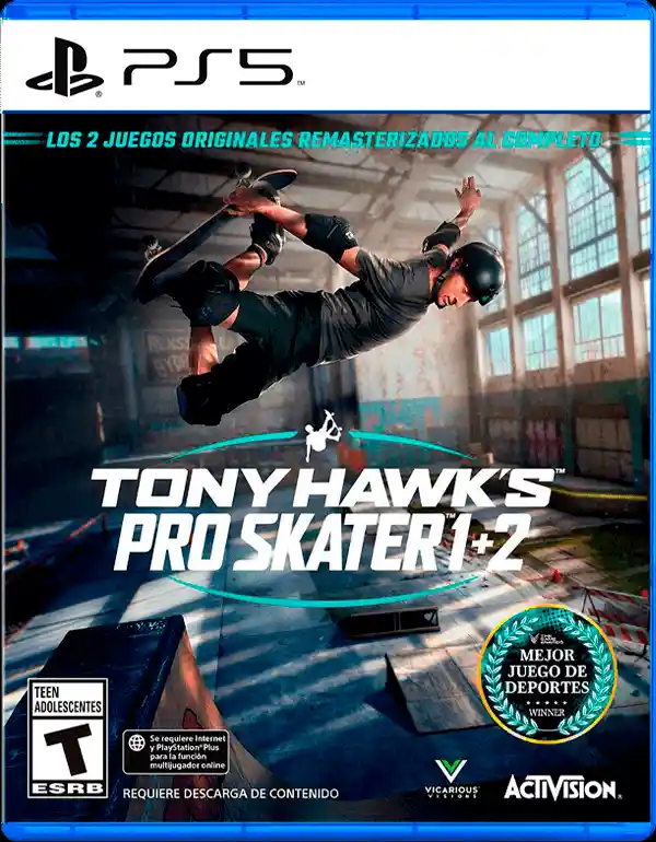 Tony Hawk's Pro Skater 1 + 2 Ps5