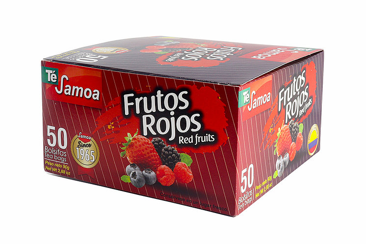 Te Negro con Frutos Rojos x 50