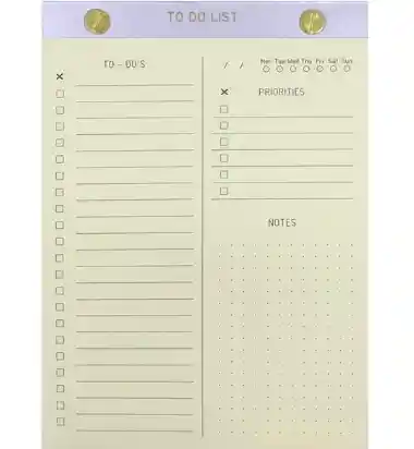 TO DO LIST - NOTEPAD [NOTES] LILAC