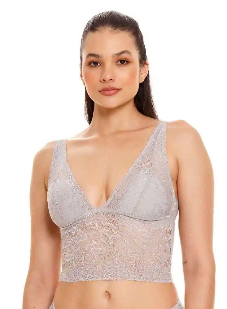 Bralette Elaborado en Encaje Triangular St Even 48726