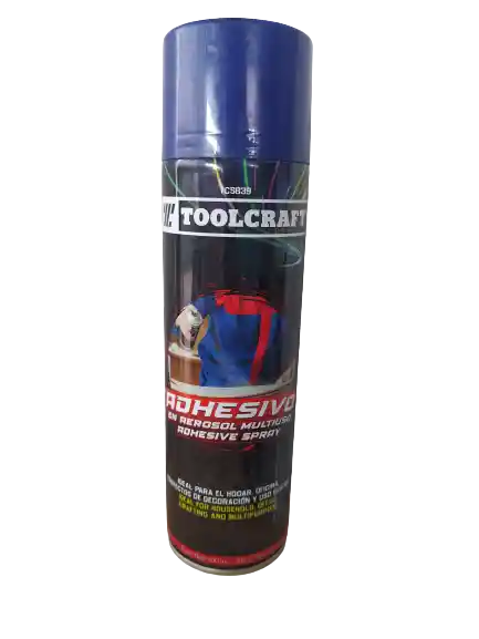 Adhesivo En Spray Multiusos Toolcraft Para Hogar, Oficina, Decoración
