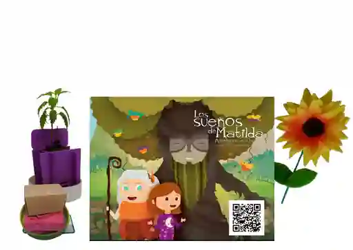 Cuento: Aventuras en el bosque + biogerminador + flor