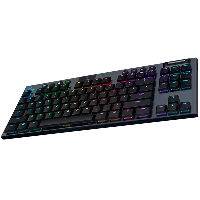 Teclado Gamer Inalámbrico Logitech G915 Tkl Lightspeed Rgb Negro