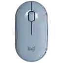 Logitech Mouse Inalambrico Pebble M350 Gris Azulado