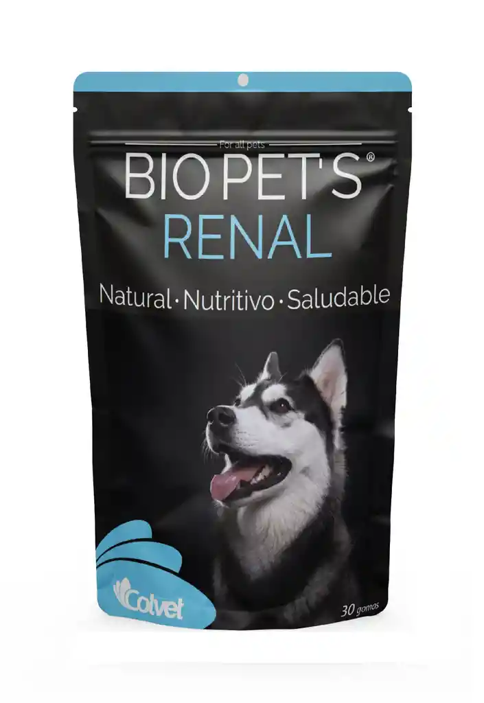 Bio Pets Renal Gomas Suplemento para Gatos y Perros